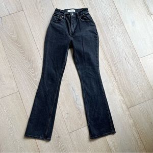 A&F 70s Vintage Flare Ultra High Rise Black - Size 23/000 short